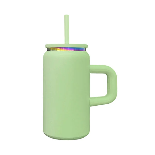 16oz Vacuum Stainless Steel Can Mugs With Removable Handles